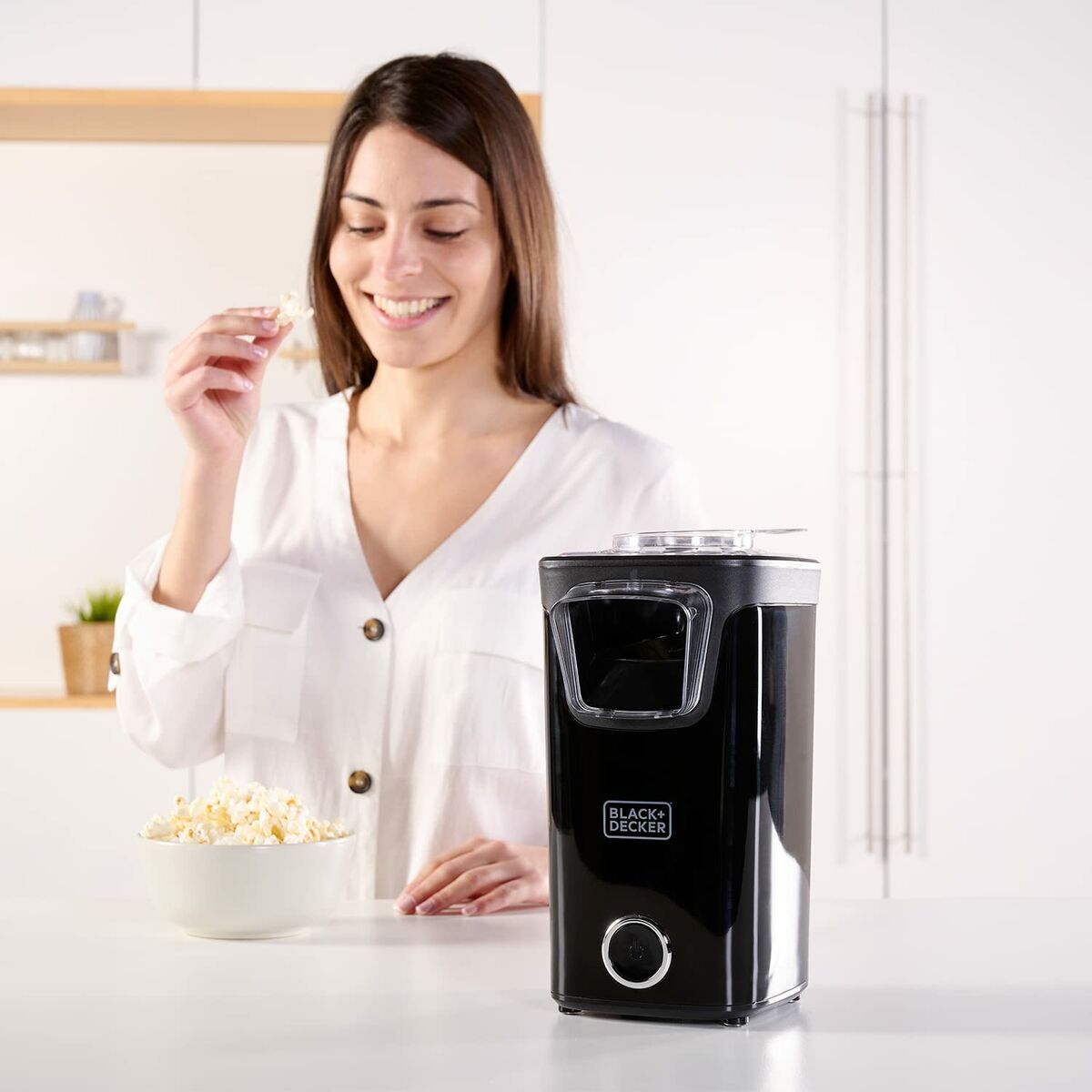 Popcornmachine Black & Decker ES9680100B Zwart 1100 W